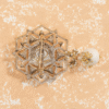 Safawala White Kundan Star Designer Brooches | Groom Turban Pagdi Sherwani Wedding Accessory