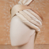 Ivory Royale Feta Wedding Groom Safa Pagdi Turban with Brooch | Traditional Indian Wedding Accessory