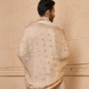 Safawala Gold Banarasi Groom Dupatta & Stole | Wedding Sherwani Accessories