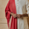 Safawala Red Silk Dupatta & Stole | Groom Wedding Festive Accessory