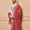 Safawala Red Bandhani Dupatta & Stole | Groom Traditional Wedding Accessory