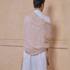 Safawala Beige Embroidered Dupatta & Stole | Groom Wedding Festive Accessory