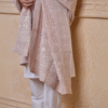 Safawala Beige Embroidered Dupatta & Stole | Groom Wedding Festive Accessory