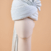 White Wedding Barati Safa Pagdi Turban | Traditional Indian Guest Wedding Accessory