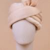 Beige Wedding Barati Safa Pagdi Turban | Traditional Indian Guest Wedding Accessory