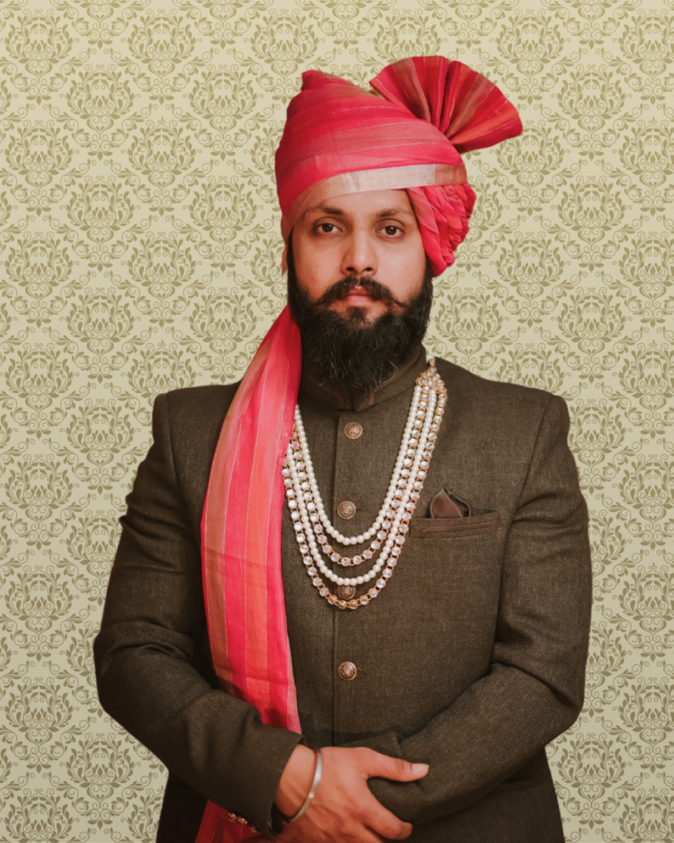 Solid Red Wedding Safa Pagdi Turban | Classic Indian Groom & Guest Accessory